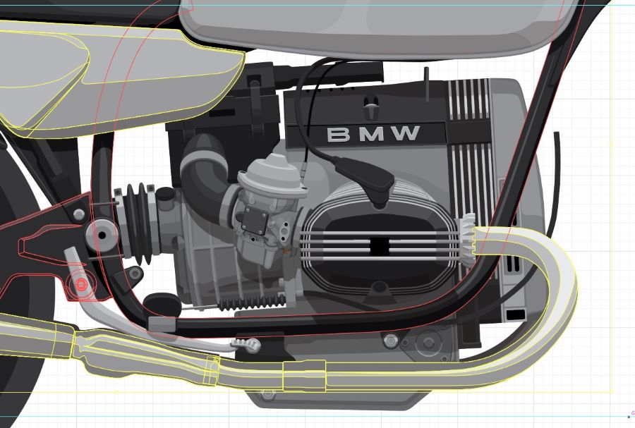 ARVwerks's tweet photo. Repot juga kalau harus sering gambar mesin motor,
bikin satu aja sampai harus mengurung diri wkwkw
#BMW #R80 #R80RT #WTF1 https://t.co/DLOxcGhlEV