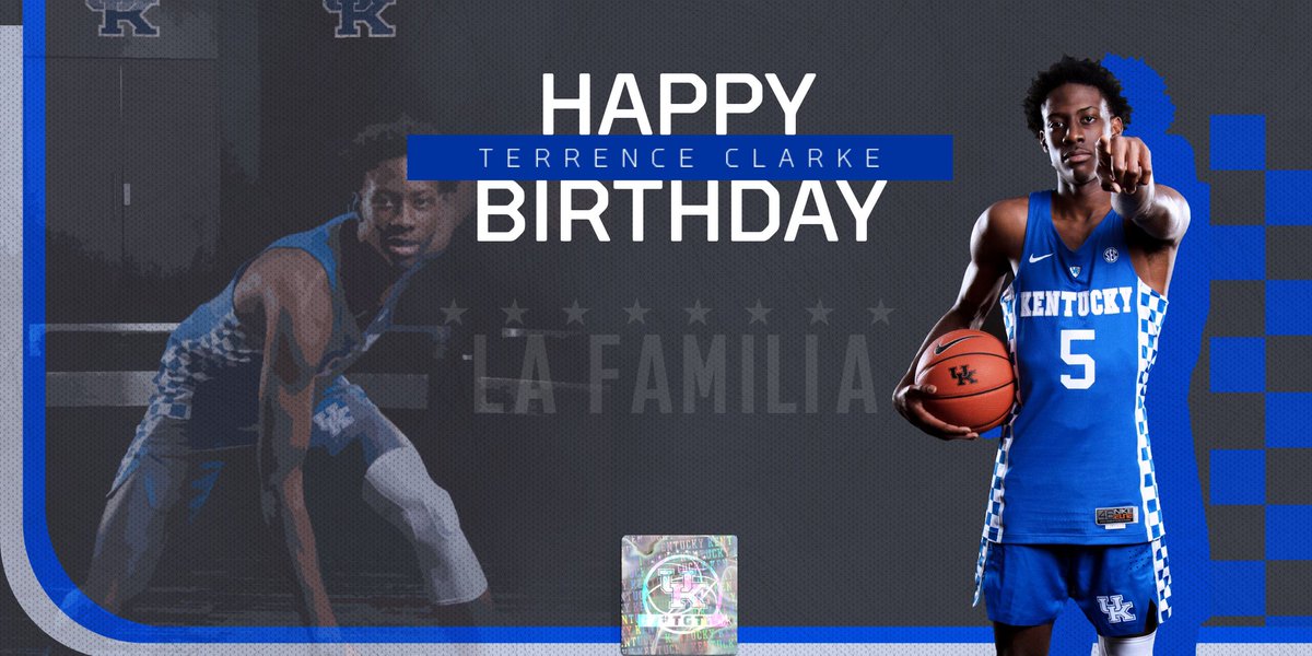 KentuckyMBB's tweet photo. #HBD to our guy @terrenceclarke_. #BBN, let’s show him some love. https://t.co/A7RuOZvdp0