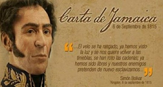 MppopAmazonas's tweet photo. Hoy se cumple #205AñosCartaDeJamaica y sigue mas vigente que nunca ✔️✔️
Rumbo a las elecciones parlamentarias del #6D https://t.co/ljzC6q7AfS