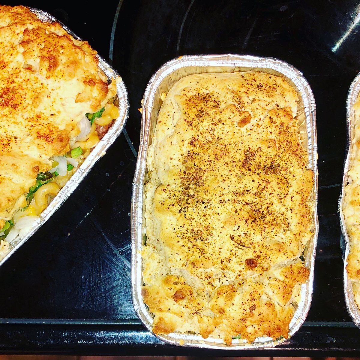 DaliaVegan's tweet photo. Gotta perfect the measurements so I can sell these bad boys!!! I’ve been toying with the idea of build your own mini loaf lasagnas and now biscuit pies and cornbread pies (have to work on the names!).
Which would you buy?
#veganqueendalia #zatarains #doghause #BeyondMeat https://t.co/lyme1e6aNM