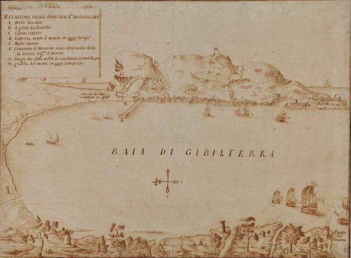 As if there has been any doubt #BayofGibraltar Italian map dating back to 1650 #Gibraltar #British #OPWest