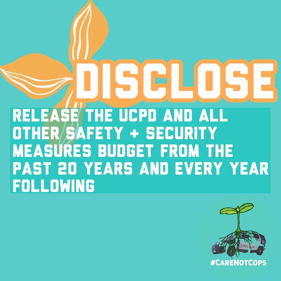 GKMC18's tweet photo. UofC ignored them & that they’d go away. Sike! Students continued to relationship build with community members from Woodlawn, Washington Park & Hyde Park. They partnered with local abolitionist orgs. They organized!
#DefundUCPD
#DefundCPD
#CareNotCops
https://t.co/kfzBSbp6tg https://t.co/VhVIY95Uqn