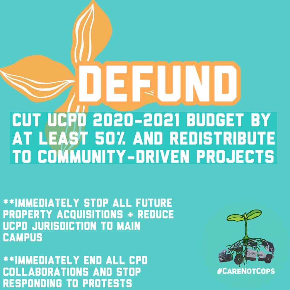 GKMC18's tweet photo. UofC ignored them & that they’d go away. Sike! Students continued to relationship build with community members from Woodlawn, Washington Park & Hyde Park. They partnered with local abolitionist orgs. They organized!
#DefundUCPD
#DefundCPD
#CareNotCops
https://t.co/kfzBSbp6tg https://t.co/VhVIY95Uqn
