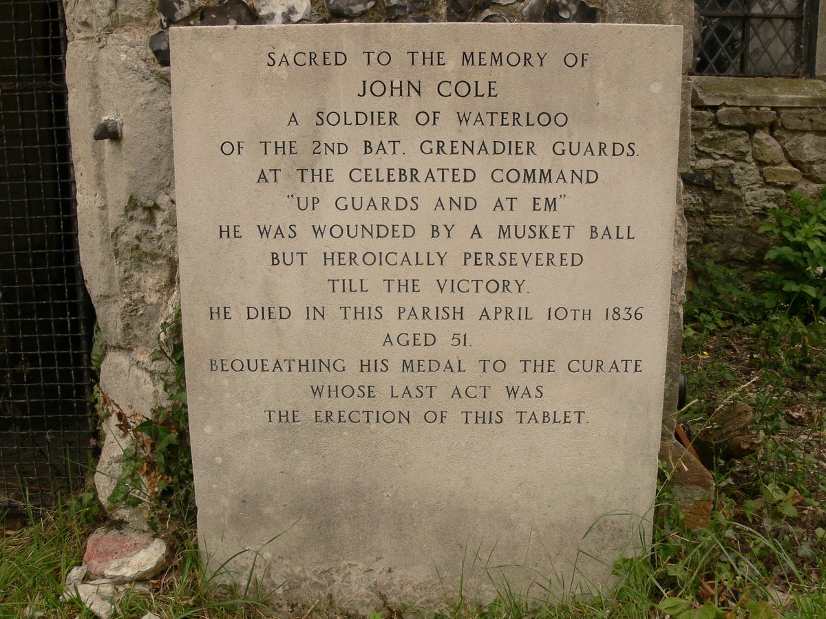 BenfleetCA's tweet photo. In June in North Benfleet a memorial service took place for John Cole a private soldier who took part in the Battle of Waterloo on the 18th June 1815. The ceremony is at https://t.co/4DOer1m3TU and John Cole's story is at https://t.co/bFvQILoT3E https://t.co/iCC237zlwE