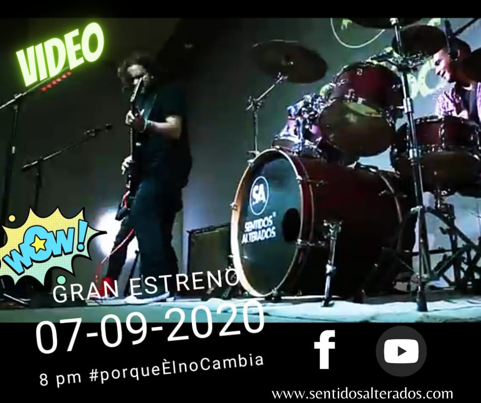 sentidosaltera's tweet photo. Mañana Lunes 7 de Septiembre a las 8:00 p.m. (Hora Colombia) los invitamos a que nos acompañen en nuestro canal de YouTube y/o en nuestra página de Facebook:

https://t.co/ZsYLdjYQbn
https://t.co/1ejL6AEdim

#SentidosAlterados #AlteraTusSentidos #Estreno #Video #VideoClip #Music https://t.co/u3b8hD4Pgb