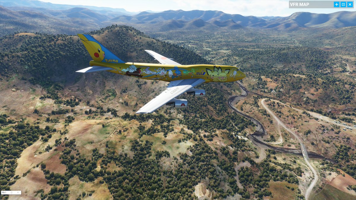 PhysicsFish's tweet photo. I ported my first FSX plane + custom livery package to #MSFS2020 and it looks epic (747-700D w/ JA8957 + JA8965 for now)! All assets belong to #ProjectOpensky and won't be redistributed (personal use only)! :)
I'll be attempting my own repaints for some official planes soon. https://t.co/KQih2uCkKf