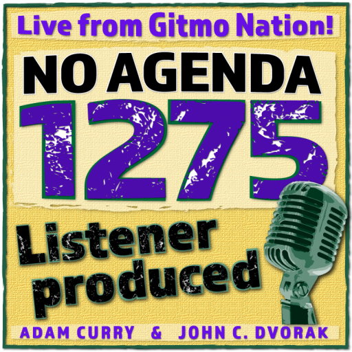 adamcurry's tweet photo. We're live now at https://t.co/EQfJZjZqpf with No Agenda episode 1275 #@pocketnoagenda https://t.co/qSBVHROw0Z https://t.co/2FZRxHq3U9