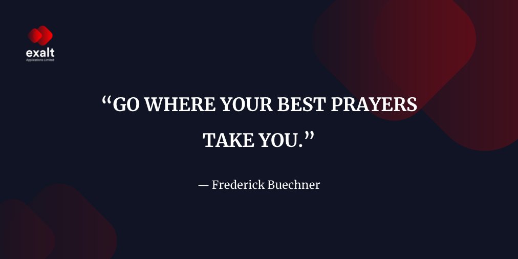 ExaltChurches's tweet photo. Your prayer should lead you; go where it takes you
#PrayWithExalt #ExaltDaily https://t.co/Q82kU1F14H
