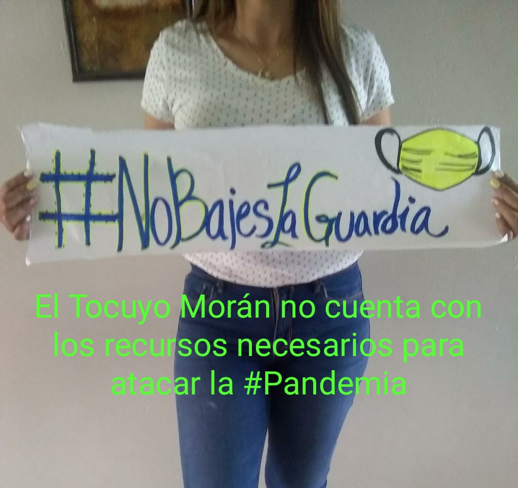 violeryn's tweet photo. El Tocuyo Morán Lara no cuenta con recursos para atacar la pandemia... #NoBajesLaGuardia .. @partidoUNT  @cnancy  @LenchoM  @manuelrosalesg @AlexisRamos https://t.co/iGjnsDNtzt