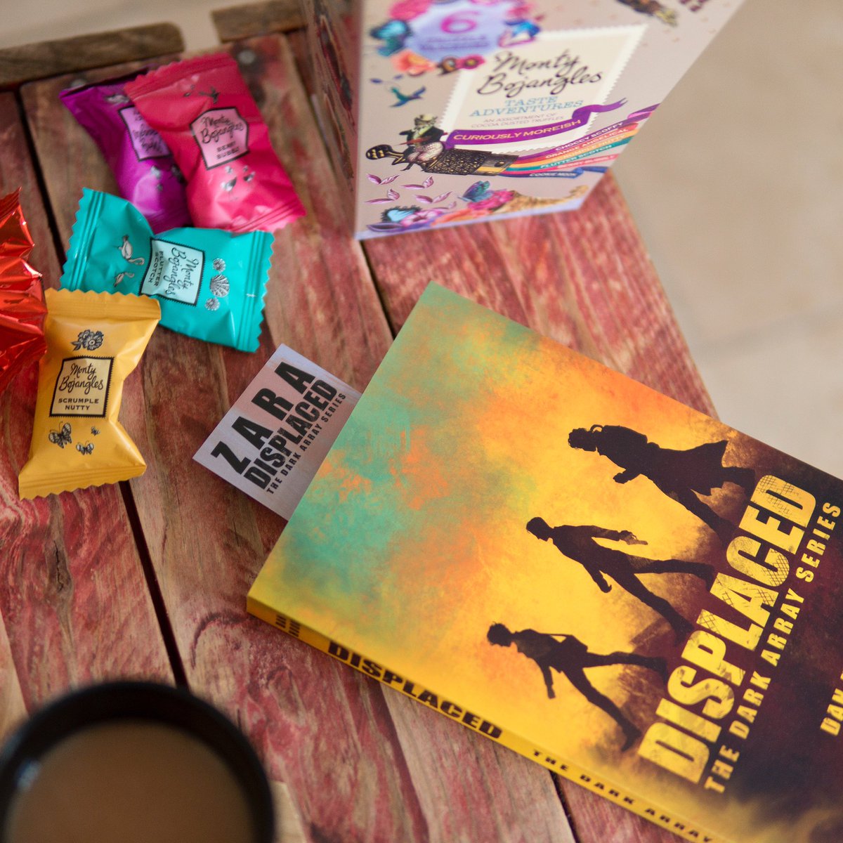 A bit of Sunday reading with tea and chocolate.... What’s your favourite snack or drink companion when you sit down for a read, #writerscafe?

#writingcommunity #selfpublished #indieauthors #postapoc #postapocalyptic #DisplacedDA #montybojangles