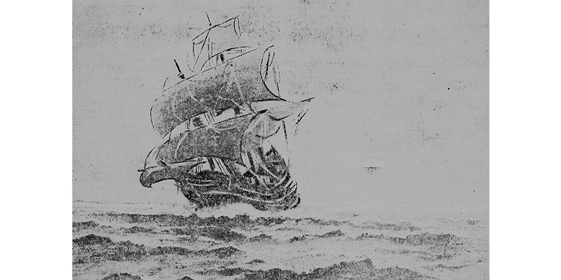 librarycongress's tweet photo. On this day 1620, the Mayflower departs Plymouth, England for the New World with 102 passengers and roughly 30 crew. #otd #ChronAm

https://t.co/as6OIydBnh https://t.co/VUTLmerZsK