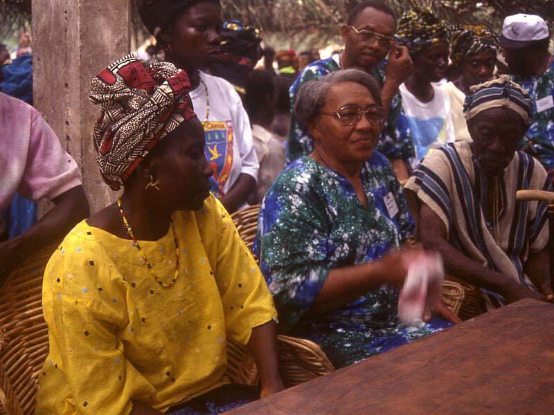 The story of the song is told in the1998 documentary “The Language You Cry In.” The film follows Amelia Dawley’s then 69-year old daughter, Mary Moran, as she is reunited with the Baindu Jabati tribe in a remote in Mende village in the country of Sierra Leone in West Africa.