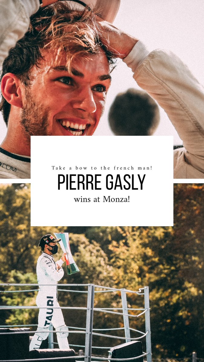 isitcinematic's tweet photo. This man is the literal textbook of how to come back fighting from hell.
#ItalianGP #F1 #Monza #MonzaF1 #PierreGasly #AlphaTauriF1 https://t.co/ZSZUh45NTV