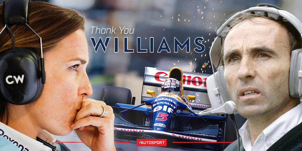 autosport's tweet photo. #ThankYouWilliams 💙 https://t.co/GPYReaYBcI