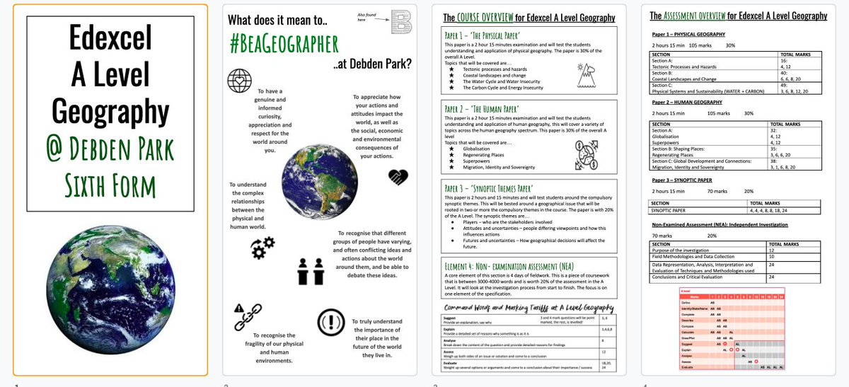 geoghall's tweet photo. Intro to A Level booklet: Aiming to ensure our Yr 12's as informed as possible from the very start #beindependent #geographyteacher https://t.co/ev2589B7MB