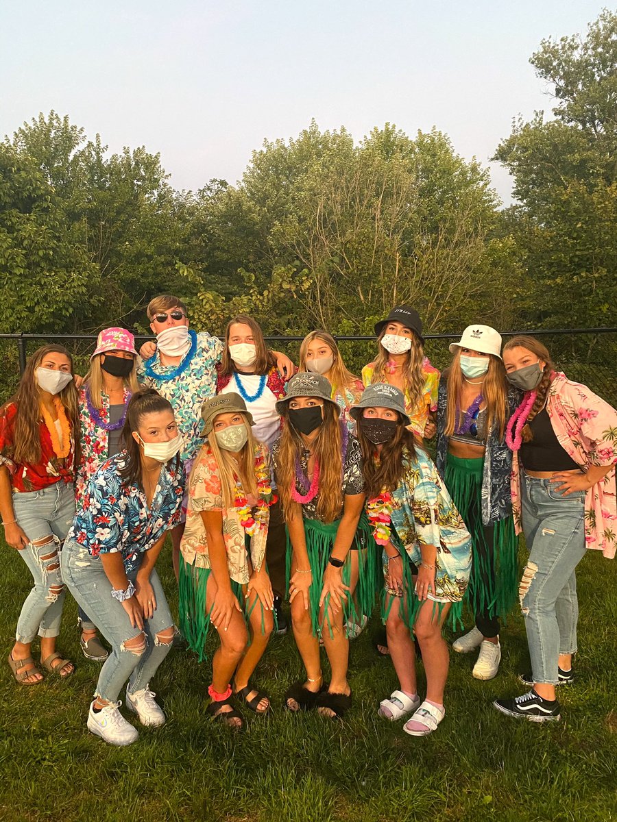 Crazies_SHS's tweet photo. The Crazies went hawaiian this weekend in Canton South🌺Expecting to see ALL of you this Friday at Sebo Stadium for our first home game. Theme to be announced later in the week... 🤠 https://t.co/MdSbpXsAiW