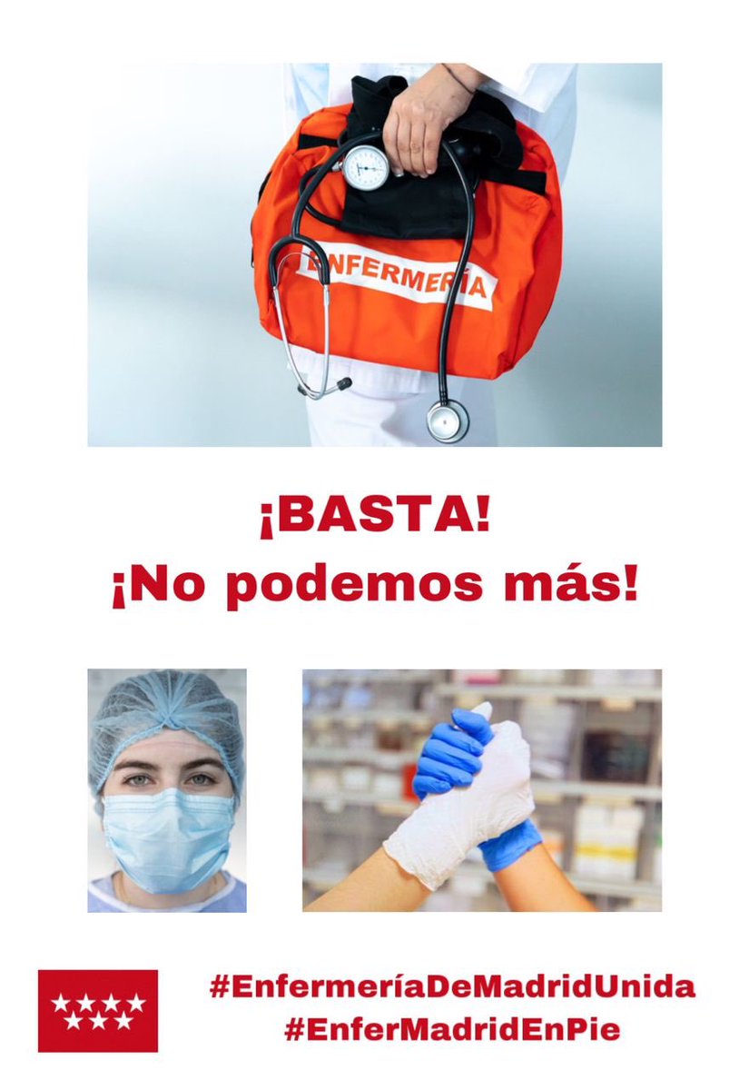 EnfMadridUnida's tweet photo. 📢Desde Enfermería de Madrid Unida, hemos realizado un sondeo para tomar acciones,en el caso de que las propuestas contempladas en el Manifiesto “De la excelencia enfermera a la dignidad laboral” sean despreciadas e ignoradas por las diferentes Administraciones.

RESULTADOS 👇👇 https://t.co/lo01Y0Ebg7