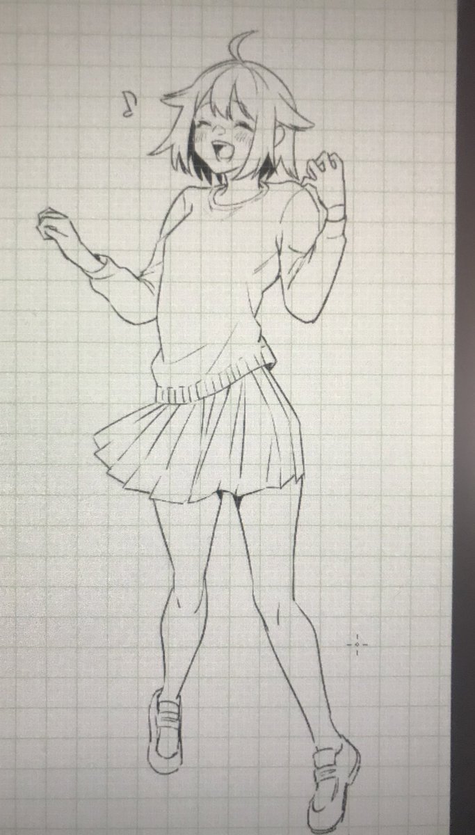 ふと、「ずっと資料見ながら描いてるけど、なんも見ずに描いたらどうなるんだろー?」と思って、なんも見ずに描いてみました。
ふむ…苦手なところがめちゃくちゃよく分かりますな…??
でも、明らかに今年の初めより良くなってるぞ!!!これから先もがんばろう!!!!?