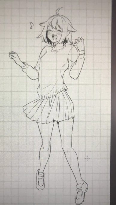 ふと、「ずっと資料見ながら描いてるけど、なんも見ずに描いたらどうなるんだろー?」と思って、なんも見ずに描いてみました。

ふむ…苦手なところがめちゃくちゃよく分かりますな…??

でも、明らかに今年の初めより良くなってるぞ!!!これから先もがんばろう!!!!? 