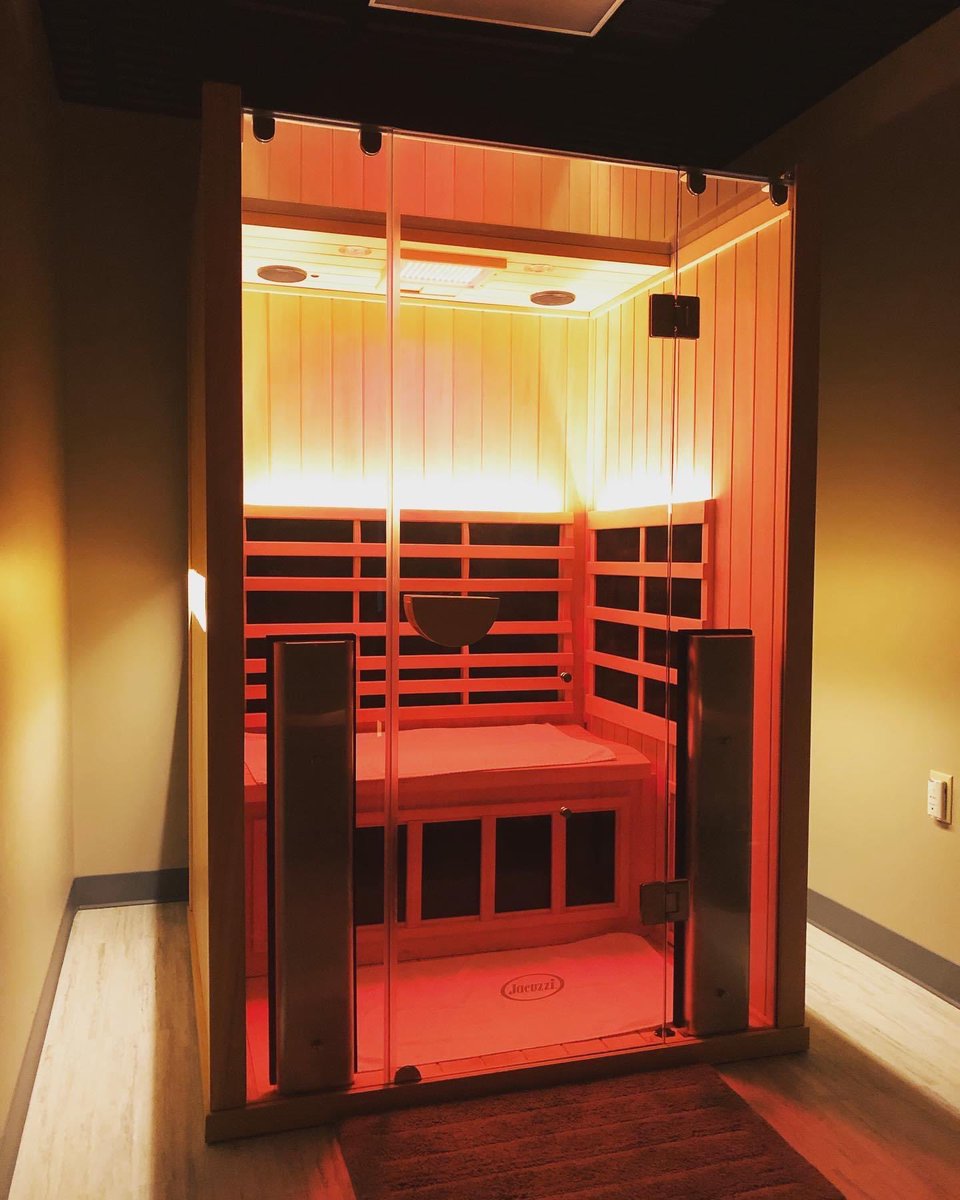 ThriveWheeling's tweet photo. Don’t let the season full you, our fall services are incredible. Stop in to check out our infrared sauna and Joov red light therapy! https://t.co/8gjUOIPMqm
