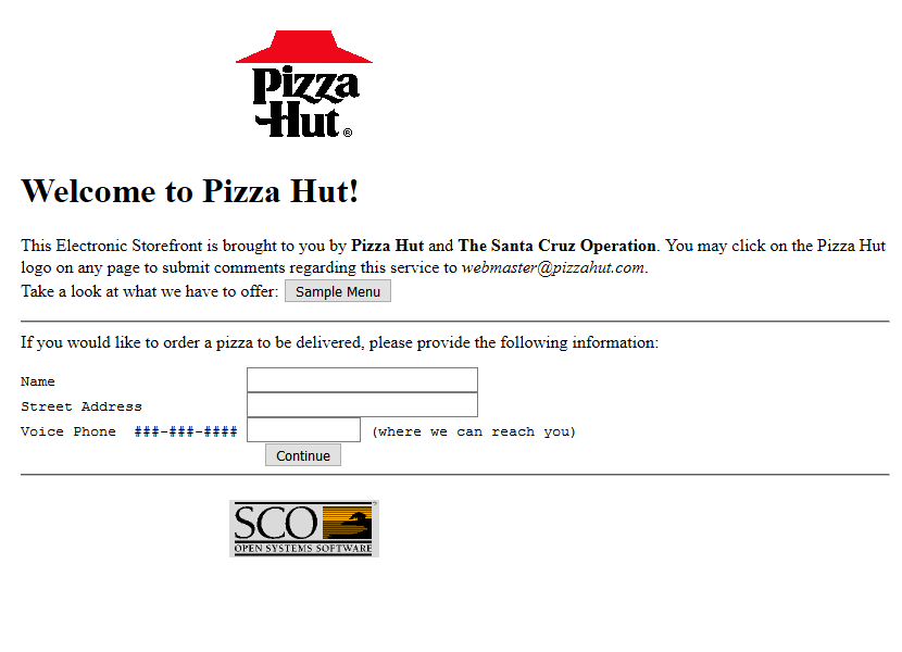 WebDesignMuseum's tweet photo. 24 years of evolution of web design trends. Pizza Hut website in 1996 vs Pizza Hut website in 2020. 
#PizzaHut #InternetHistory https://t.co/AesqrnV7Ld