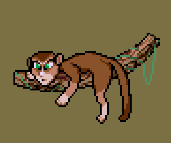 LithaRios's tweet photo. @Pixel_Dailies #pixel_dailies #pixelart #monkey https://t.co/hsCba1EkO6