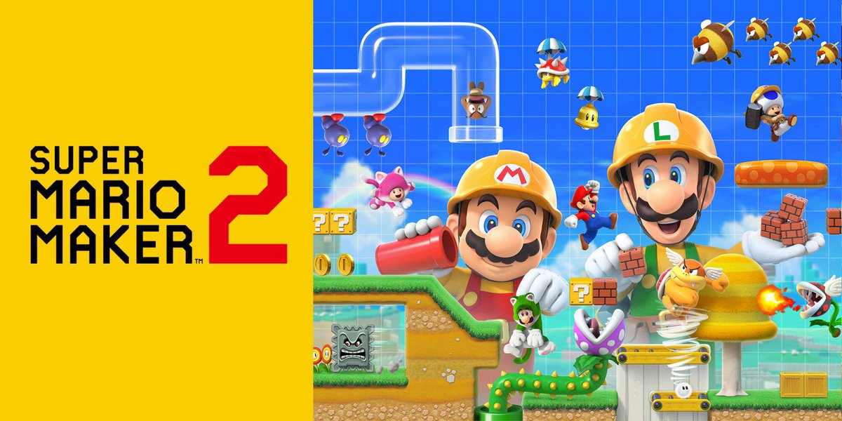 🎁 #Concours #SwitchParty 

Tente de remporter 1 jeu Mario Maker 2 (2 à gagner en version physique) Pour cela FOLLOW + RT @LeStreamFR &amp; <a href="/KenBogard/">Ken Bogard</a> 

TAS 11/09