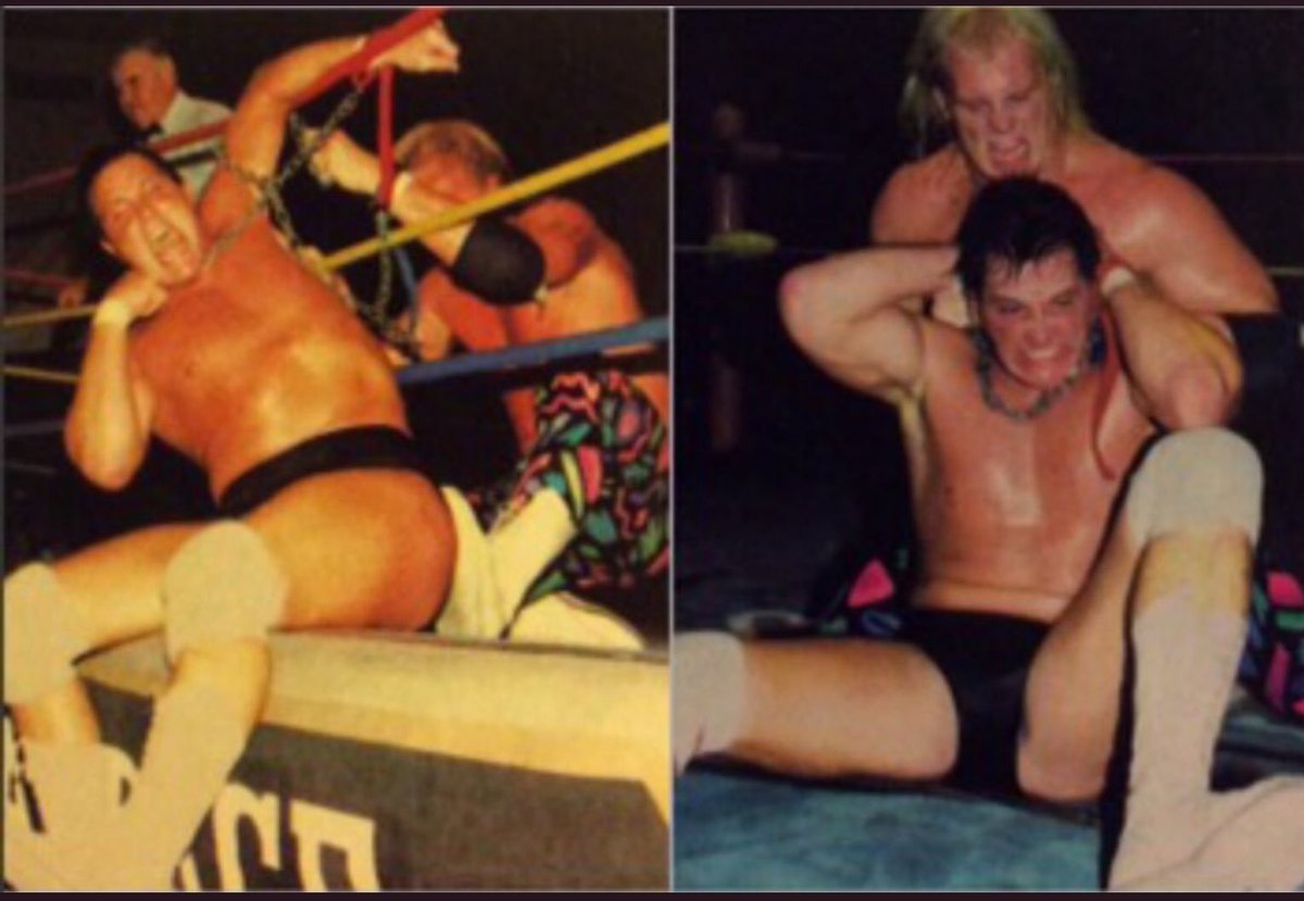 SMUheavyweight's tweet photo. 9/7/90   The last night of the USWA’s first run in Dallas. Also the last weekend of the ch 11 show that ran from ‘58-‘90.  The USWA would return to Dallas in late December. https://t.co/u9UzKwCeKA