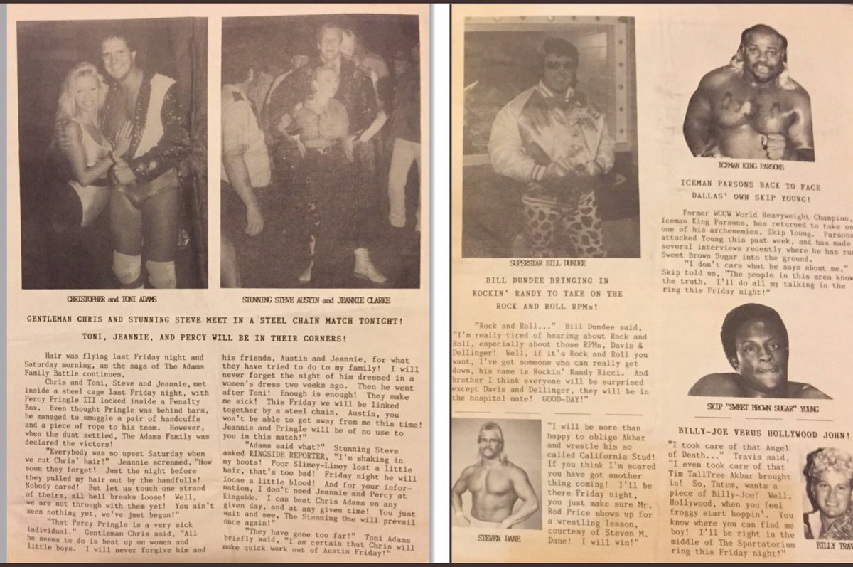 SMUheavyweight's tweet photo. 9/7/90   The last night of the USWA’s first run in Dallas. Also the last weekend of the ch 11 show that ran from ‘58-‘90.  The USWA would return to Dallas in late December. https://t.co/u9UzKwCeKA