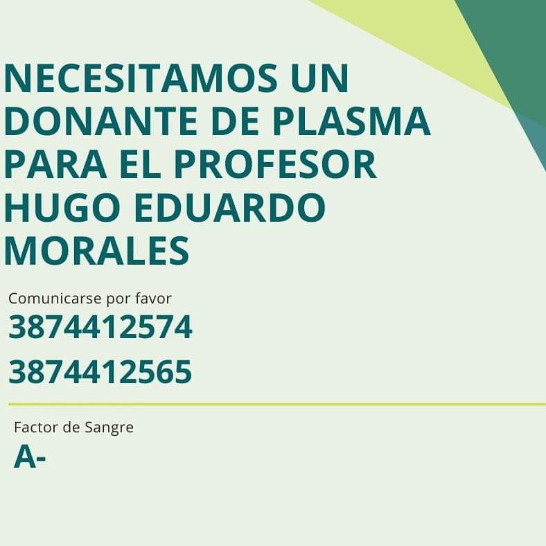Niqo907's tweet photo. Por favor necesito un donante de plasma para mi tío, si me pueden ayudar a compartir les voy a agradecer de corazón. https://t.co/EL2fSVdjFi