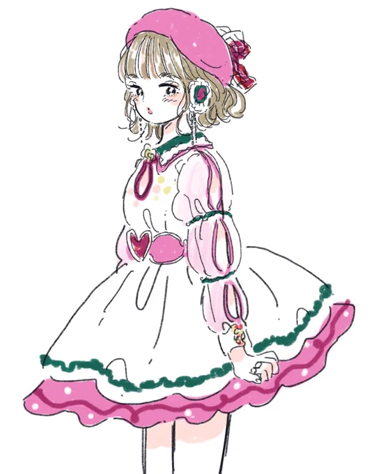 くるみさんの衣装可愛いすぎて思わず描いちゃったけど、見れば見るほど細部までこだわり抜いてて、その情熱にちょっと泣きそうになったな。(そして可愛いさ表現しきれなかった...)
アイドルはやっぱりこうでなくっちゃね☺️ 