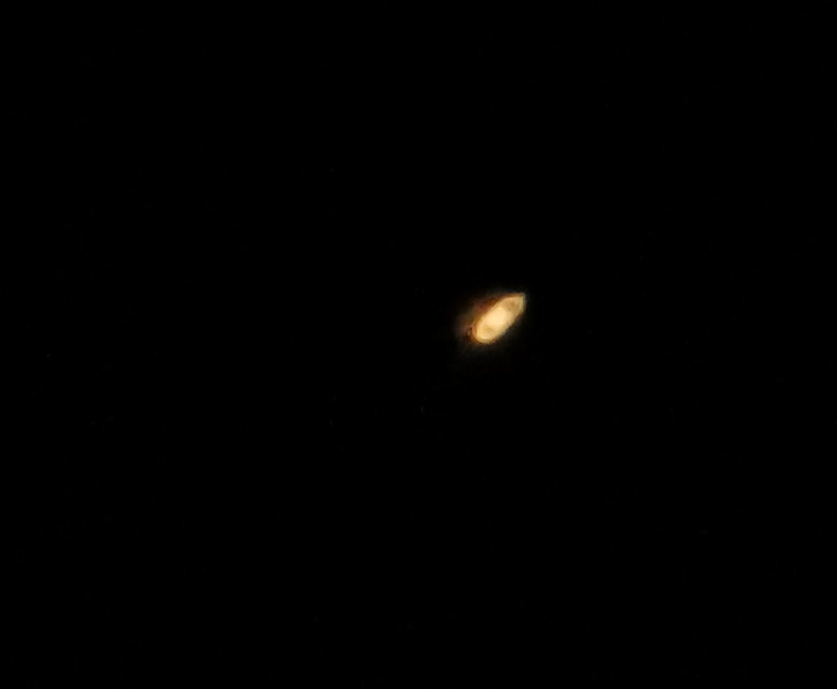Watching Jupiter and Saturn last night. Not too bad with a phone.