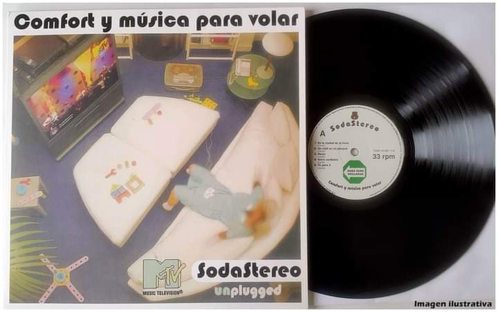 FlacoStereo's tweet photo. Sony Music este año edita oficialmente en vinilo doble "Comfort y Música Para Volar", el concierto un-plugged que Soda Stereo grabó para MTV en 1996. Así lo confirmó el ingeniero de grabación, mezcla y mastering Eduardo Bergallo 

La info completa aquí: 
https://t.co/etjlHjsBia https://t.co/aShU6AyDm6