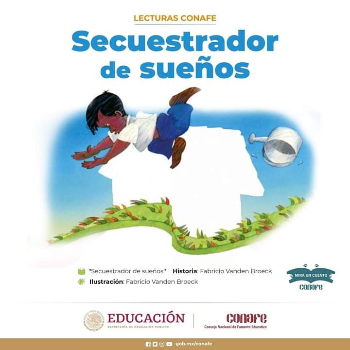 CONAFE_mx's tweet photo. Imagina una historia que puedas contar como tú quieras, un cuento fantástico con personajes sorprendentes. Abre el libro📖 "Secuestrador🧙♂️ de sueños" y empieza a narrar las aventuras de nuestro protagonista principal.
#EditorialConafe
Haz clic aquí:
https://t.co/5t0Ev1k4C8 https://t.co/JJNurDU4TQ