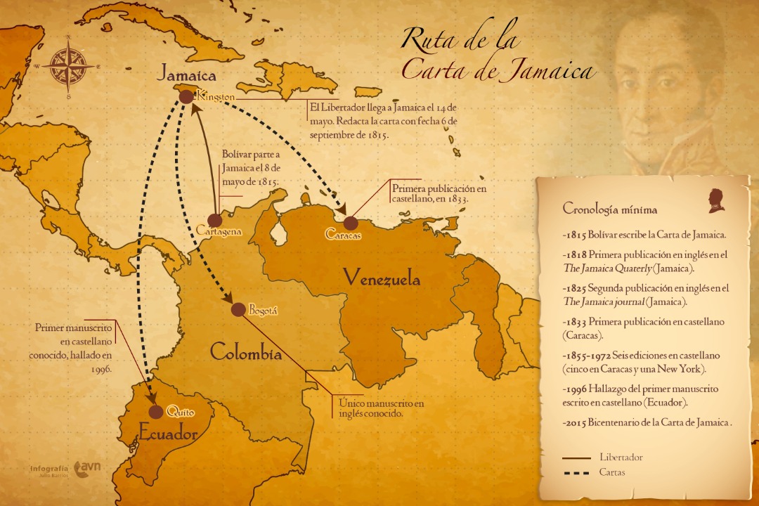 Hoy se cumplen 205 años de la Carta de Jamaica expresada por nuestro Libertador Simón Bolívar, documento vivo, que desde su génesis y evolución logra a lo largo de 205 años una vigencia de importancia en la geopolítica actual.
#Aragua 
<a href="/MarcoTorresPSUV/">Rodolfo Marco Torres</a> <a href="/Mary_RomeroP/">EP</a> <a href="/dcabellor/">Diosdado Cabello R</a>