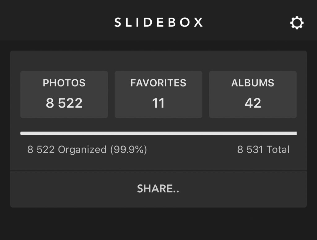 @cxnssn not to give unsolicited advice under a joke tweet but slidebox is an app that helps you sort through photos really easily! the premium version lets you sort videos as well :) and it’s really user friendly