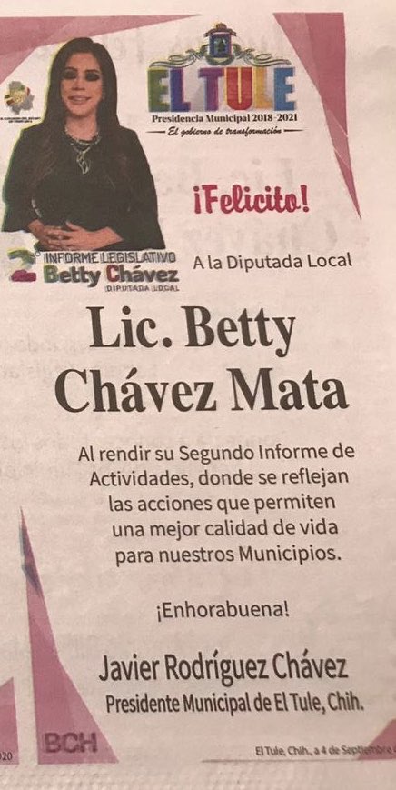 aechavez_betty's tweet photo. Agradezco sus muestras de afecto y cariño por la presentación de mi #SegundoInforme de Actividades Legislativas, hoy reviso lo que hemos logrado, pero tengo la mirada puesta en lo que falta por hacer.
Muchas Gracias🤗
#LogrosQueTransforman https://t.co/jUO8d6ci3H
