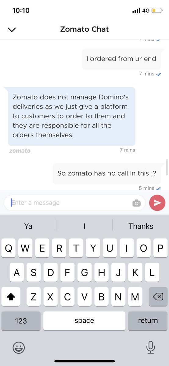 Karanjethi9's tweet photo. ⁦@Zomato⁩ ⁦@ZomatoIN⁩ ⁦@zomatocare⁩  this is the so called zomato customer Care. #worst service #worstcustomercare #zomatoscam #worstzomato https://t.co/WJkmQSnpP4