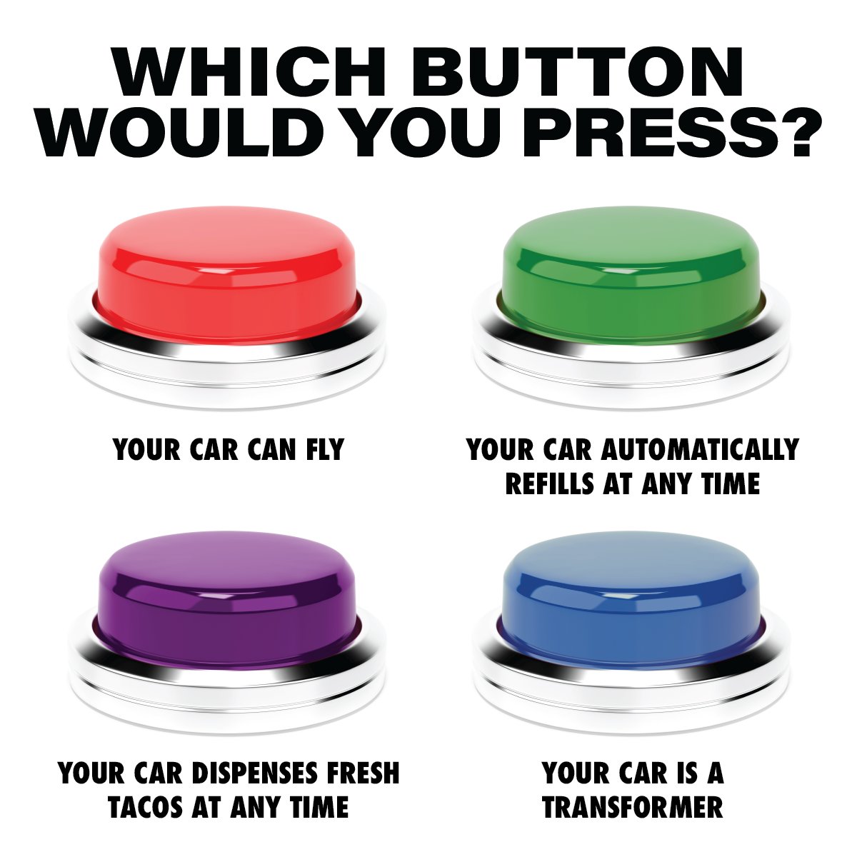 MyMechanic22's tweet image. Stop by for your free AC inspection.
Call us at (702) 456-2279.
mymechanicisbest.com

#whichbutton #choose #button #comment #carmemes #carmeme #car