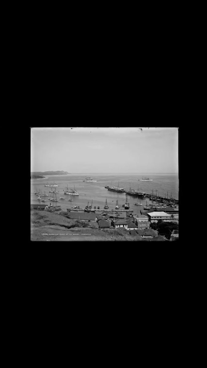 MaritimoLegal's tweet photo. Puerto de La Guaira finales del Siglo XIX, para la época (desde 1886) en manos inglesas por acuerdo negociado por Guzman Blanco. Nacionalizado por el Gral López Contreras en 1937, con pago de USD 5,5 millones. https://t.co/DD37JXVdoC