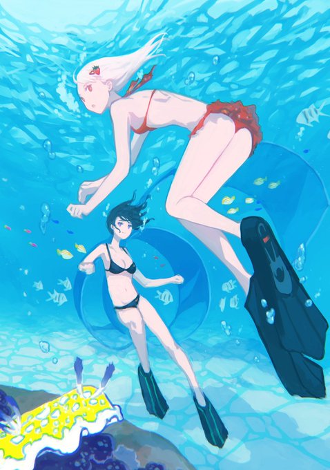 ウミウシのイラストです 