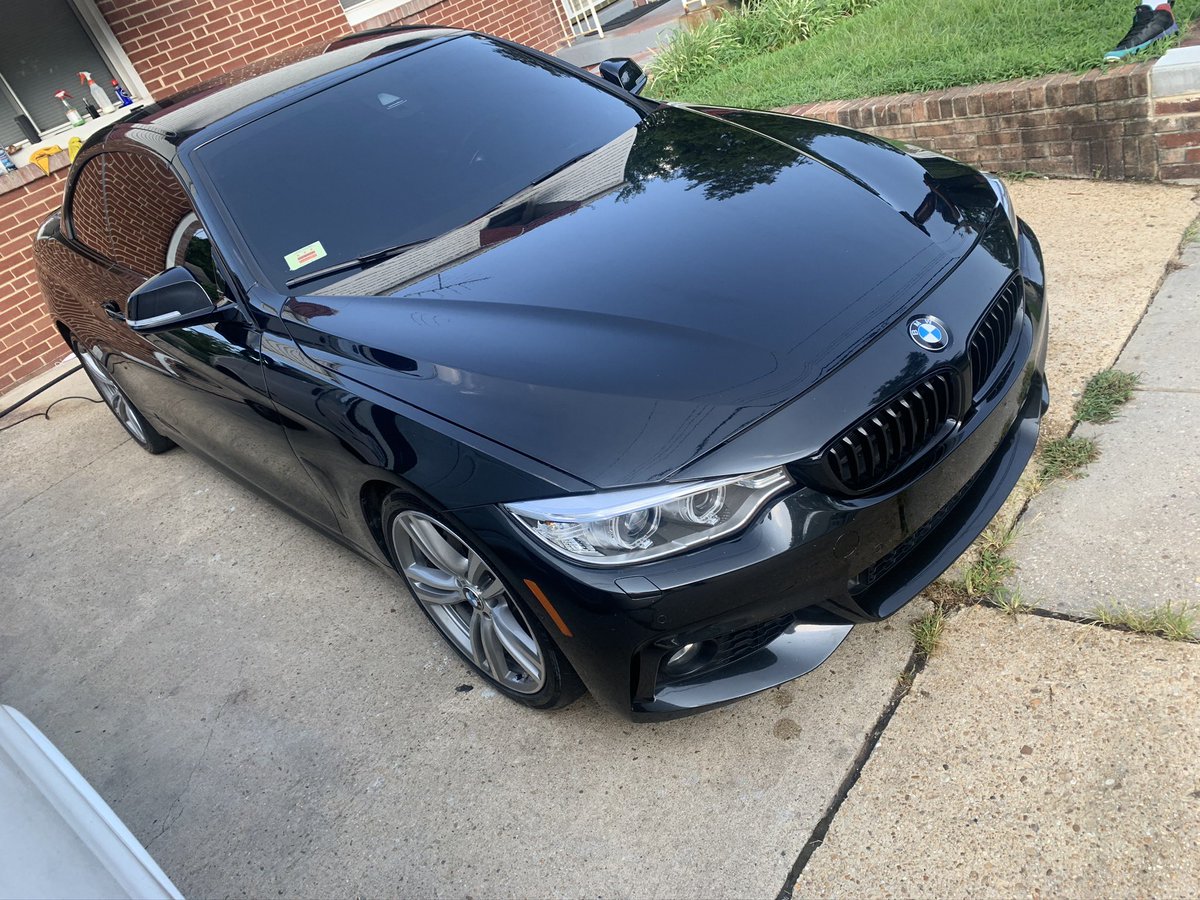 MuddsDetailing's tweet photo. BMW 440i popping with the ceramic wax package✨👌🏽

Text or Call (202) 843-7753 to book an appointment

#muddsdetailing #ceramicwax #dmvcars #cardetailing #mobiledetailing #detailier #uber #lyft #volkswagen #chevy #toyota #bmw #nissan #infinity #honda #tireshine #wax #polish https://t.co/C5oaMb8gS3