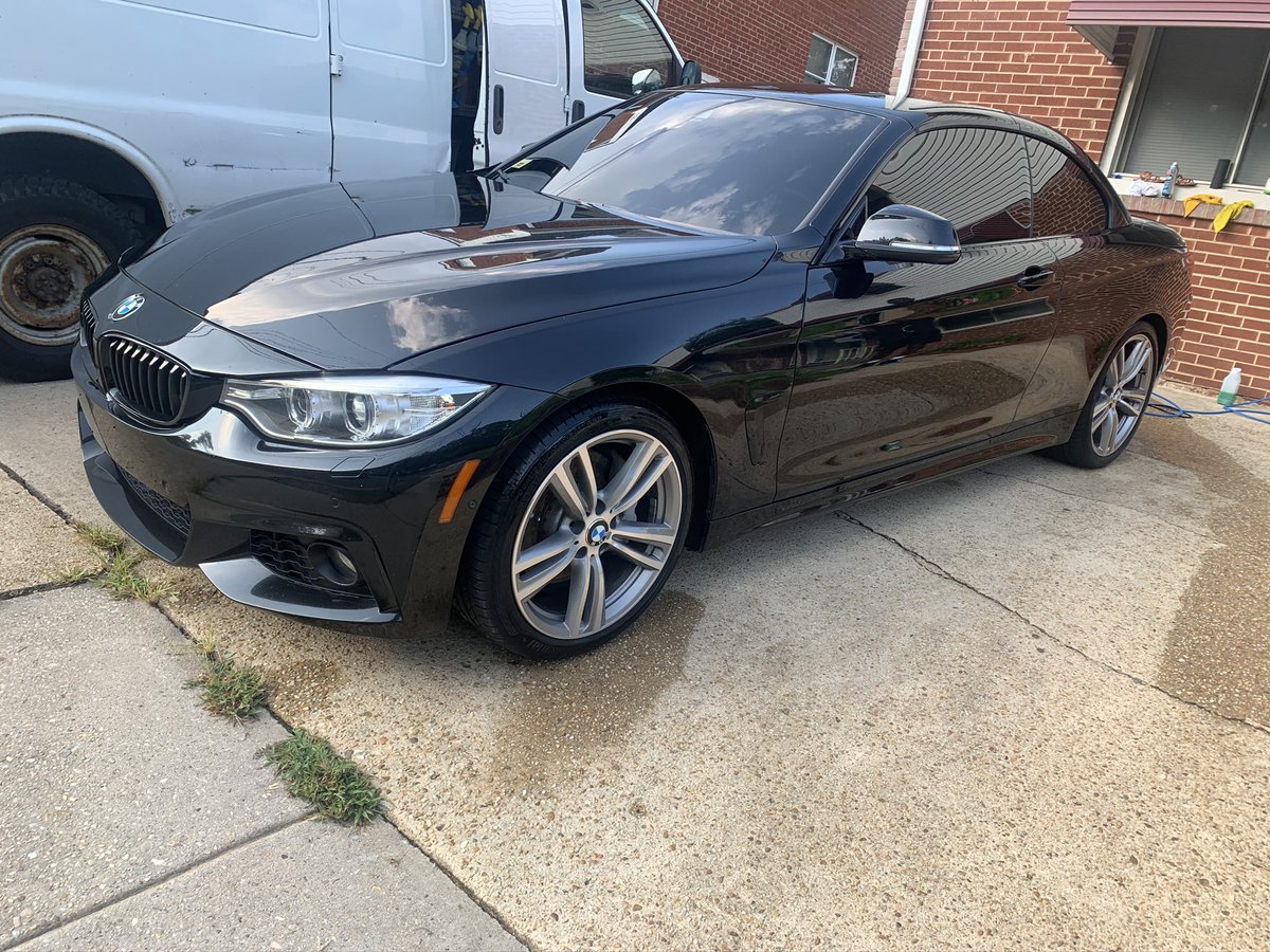 MuddsDetailing's tweet photo. BMW 440i popping with the ceramic wax package✨👌🏽

Text or Call (202) 843-7753 to book an appointment

#muddsdetailing #ceramicwax #dmvcars #cardetailing #mobiledetailing #detailier #uber #lyft #volkswagen #chevy #toyota #bmw #nissan #infinity #honda #tireshine #wax #polish https://t.co/C5oaMb8gS3