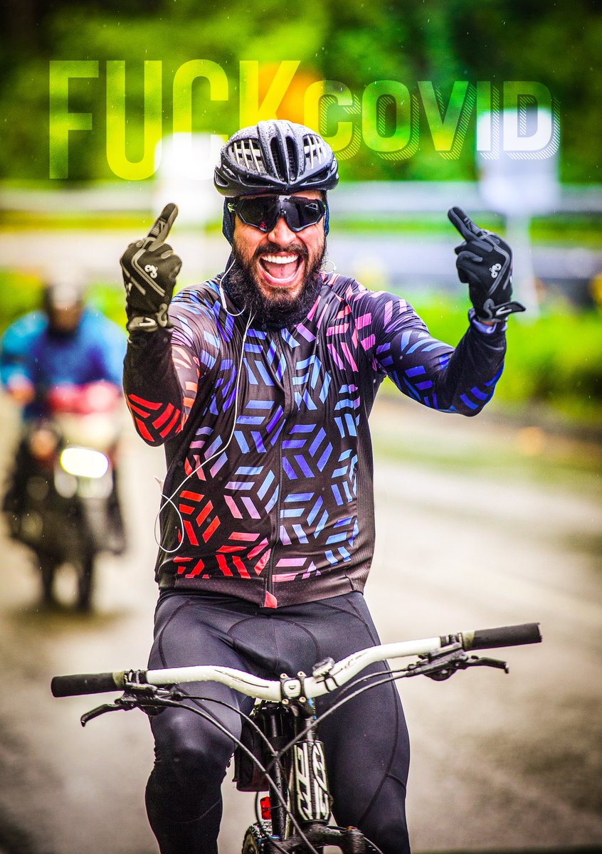 Juanoafa's tweet photo. 🚵🏽⚔️ Así celebro una batalla más ganada: La del Covid-19. Fueron días difíciles, pero el poder mental siempre estará por encima de cualquier circunstancia 🧠⚡️ #FuckCovid https://t.co/SU3cgsvNQ6