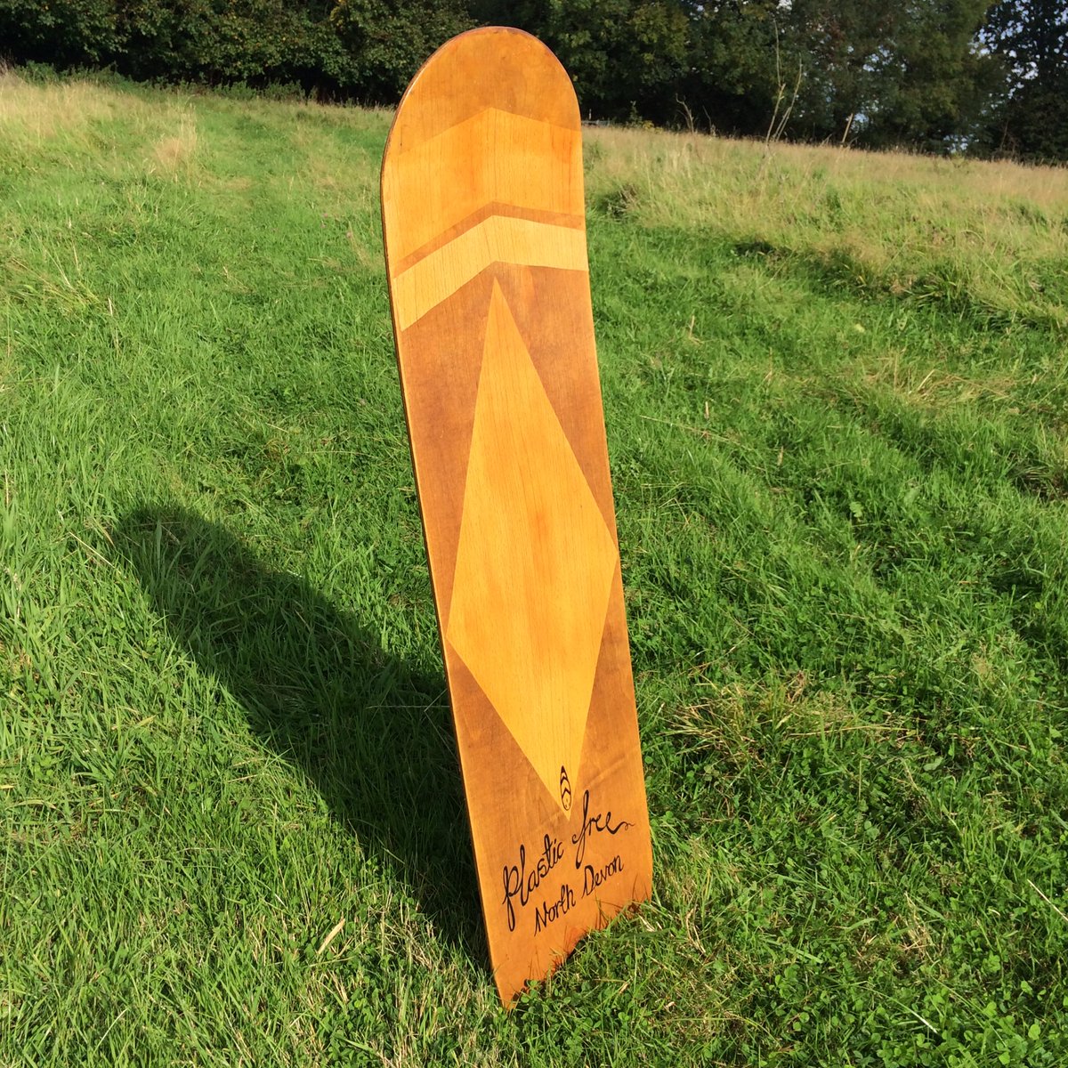 JosephWitchall's tweet photo. Can’t wait to try out my handmade vintage style belly board made from reclaimed plywood. Inspired by the great people at @PlasticFreeND #surfing #bellyboard #plasticfree #plasticfreenorthdevon https://t.co/oIKkbP5OGM