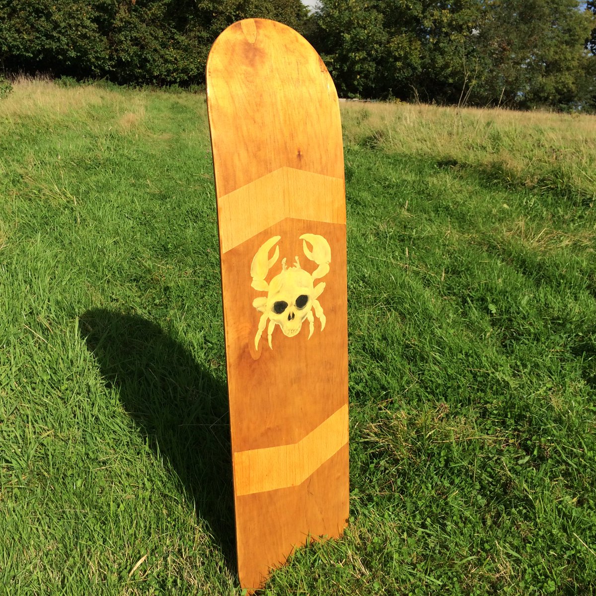 JosephWitchall's tweet photo. Can’t wait to try out my handmade vintage style belly board made from reclaimed plywood. Inspired by the great people at @PlasticFreeND #surfing #bellyboard #plasticfree #plasticfreenorthdevon https://t.co/oIKkbP5OGM