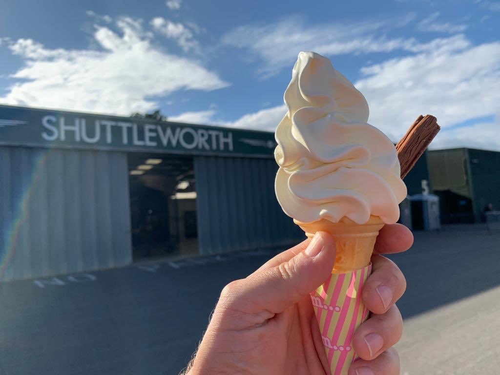 Vanillapilotlhr's tweet photo. Fully packed family weekend of aviating. Saturday morning Cub flying at @WLACFlying, evening gliding at Lasham and today at @Shuttleworth_OW for a Vintage drive in Airshow. Might as well start her young! 👶🏻 #avgeek #Lasham #cub @mmsba ✈️🍦 https://t.co/uJCTGc24Mt