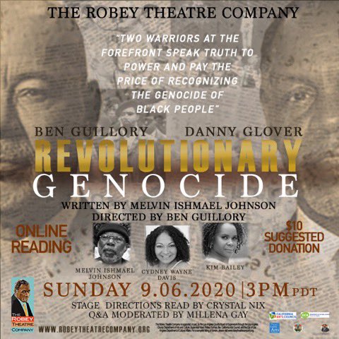ninaturner's tweet photo. Our brother @mrdannyglover doing his thing today at 6p EST/3p PDT. Join him if you can!  Revolutionary Genocide. Free to register. Visit https://t.co/OvHbndFgcu 
and click on "register to attend here" button , half way down the home page. https://t.co/eDKP2SxHah