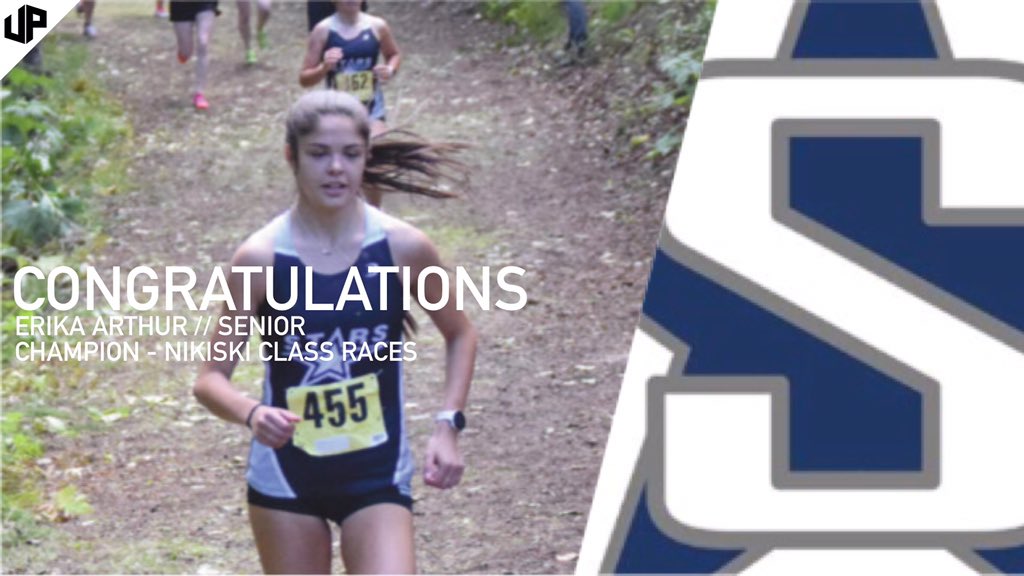 sohiathletics's tweet photo. The SOHI girls took home the team title in the 11-12th grade race at the Nikiski Class Races, the first meet of the XC season. Senior Erika Arthur was the individual champion, finishing the hilly 5K course in a time of 21:51. https://t.co/Hw4lHN3XV2