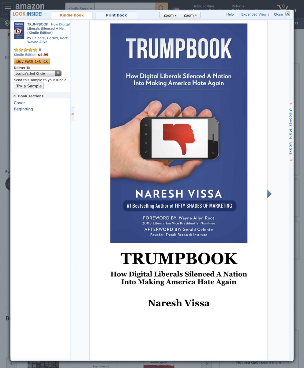 Okay, hold on. Bloomberg describes this guy as a "Shy Trumper," someone "hesitant to share their politics with pollsters, colleagues, and friends."But this guy also self-published a book called "TRUMPBOOK: How Digital Liberals Silenced A Nation Into Making America Hate Again"